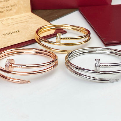 [Rose Tomorrow]JUSTE BRACELET 3.5MM DOUBLE ROW DIAMOND
