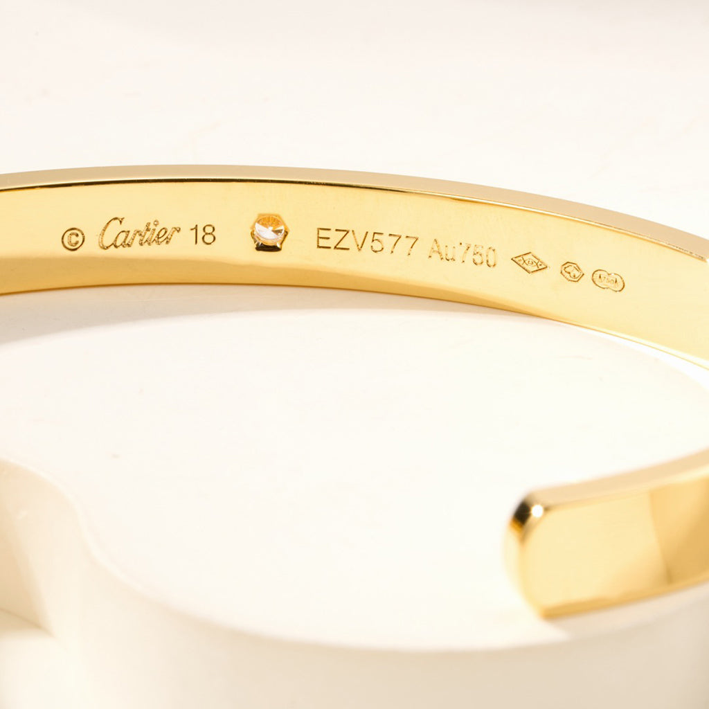 [Rose Tomorrow]LOVE BRACELET 6.1MM 1 DIAMOND OPEN CUFF