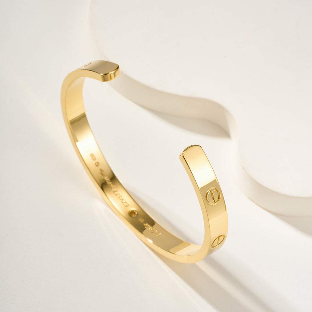 [Rose Tomorrow]LOVE BRACELET 6.1MM 1 DIAMOND OPEN CUFF