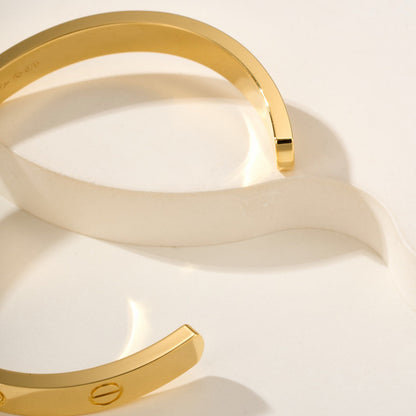 [Rose Tomorrow]LOVE BRACELET 6.1MM 1 DIAMOND OPEN CUFF