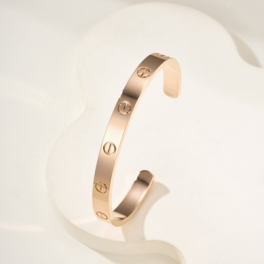 [Rose Tomorrow]LOVE BRACELET 6.1MM OPEN CUFF
