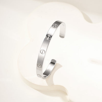 [Rose Tomorrow]LOVE BRACELET 6.1MM OPEN CUFF