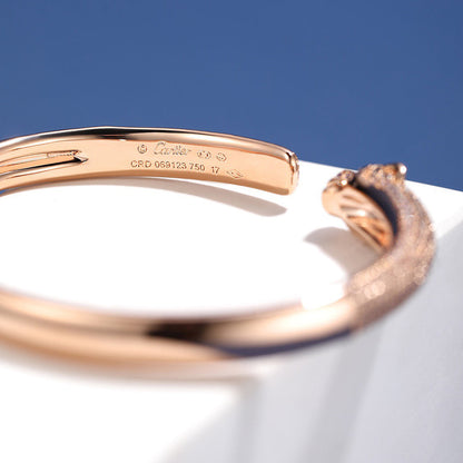 [Rose Tomorrow]PANTHERE FULL DIAMOND OPEN BRACELET