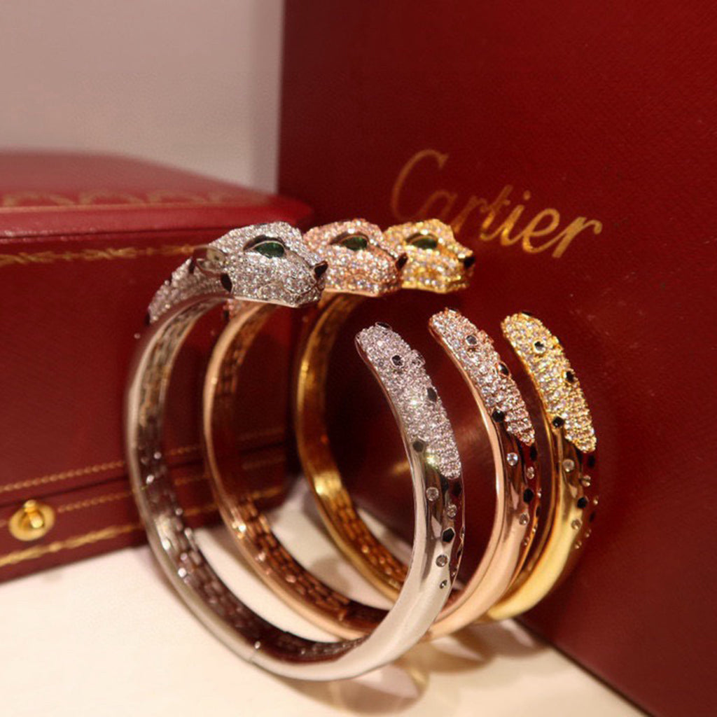 [Rose Tomorrow]PANTHERE BIG BRACELET DIAMONDS