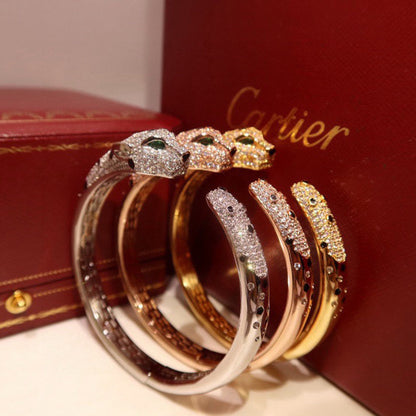 [Rose Tomorrow]PANTHERE BIG BRACELET DIAMONDS