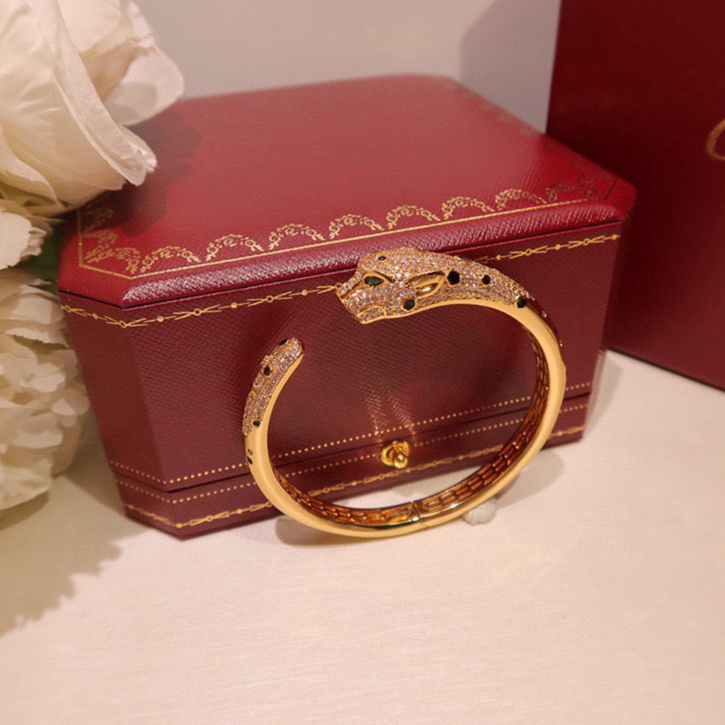 [Rose Tomorrow]PANTHERE BIG BRACELET DIAMONDS