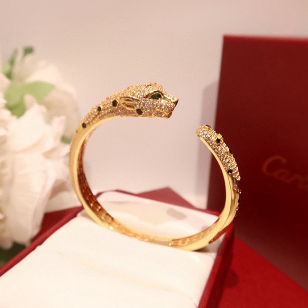 [Rose Tomorrow]PANTHERE BIG BRACELET DIAMONDS