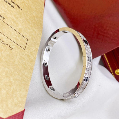 [Rose Tomorrow]LOVE BRACELET 6.1MM DIAMOND-PAVED CERAMIC