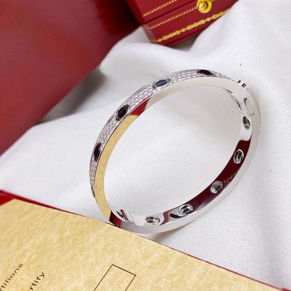 [Rose Tomorrow]LOVE BRACELET 6.1MM DIAMOND-PAVED CERAMIC