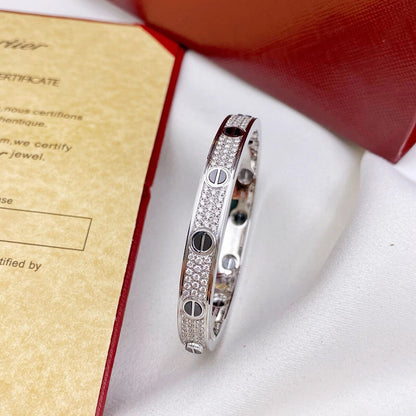 [Rose Tomorrow]LOVE BRACELET 6.1MM DIAMOND-PAVED CERAMIC