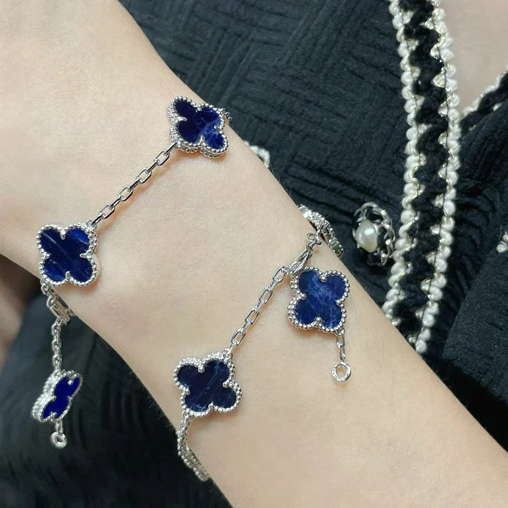 [Rose Tomorrow]CLOVER 5 MOTIF PIETERSITE BRACELET COLLECTION