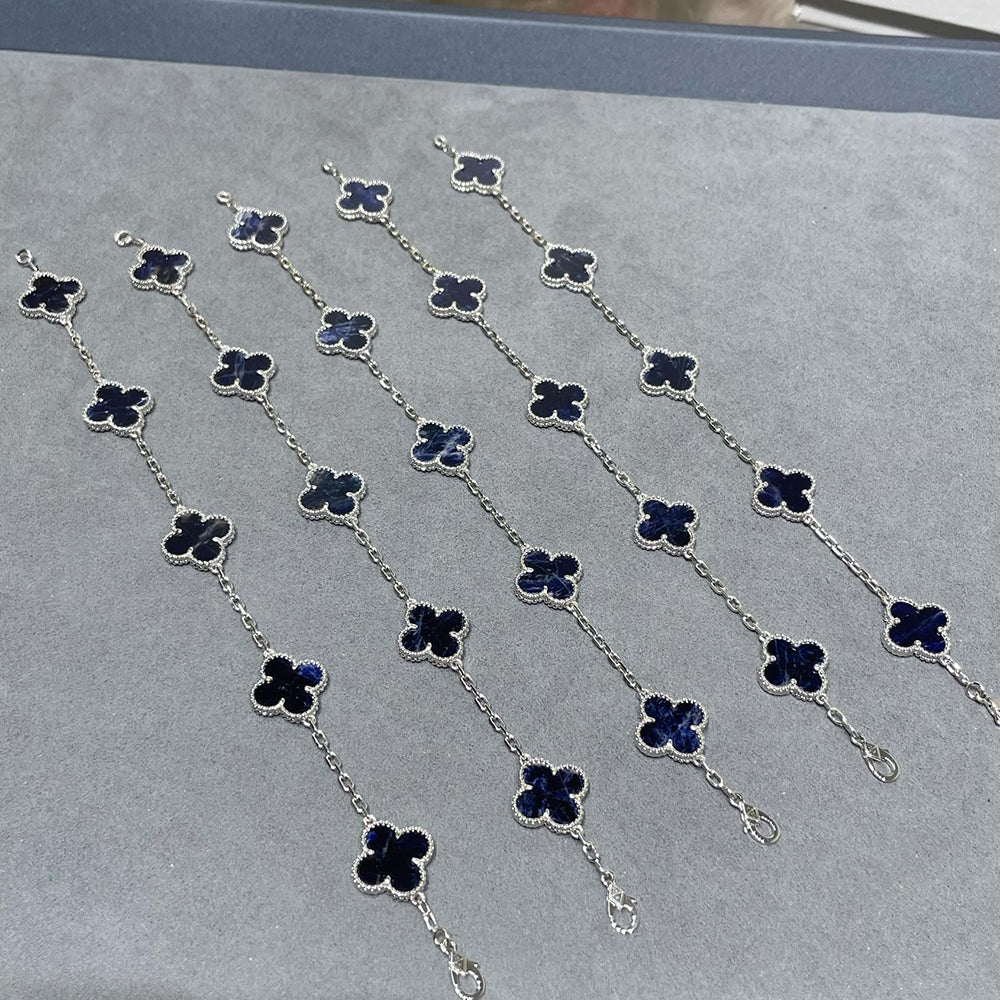 [Rose Tomorrow]CLOVER 5 MOTIF PIETERSITE BRACELET COLLECTION