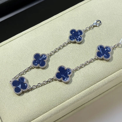 [Rose Tomorrow]CLOVER 5 MOTIF PIETERSITE BRACELET COLLECTION