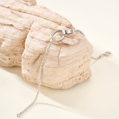 [Rose Tomorrow]LOVE BRACELET DOUBLE RING