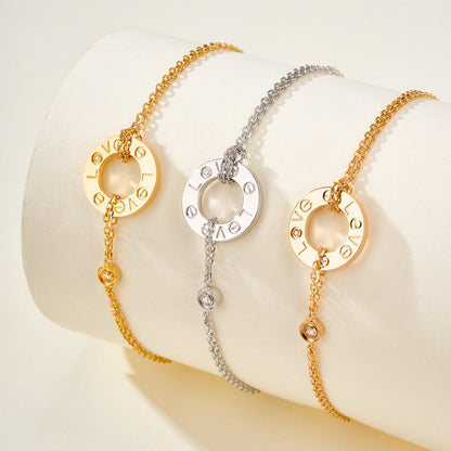 [Rose Tomorrow]LOVE BRACELET 2 DIAMOND