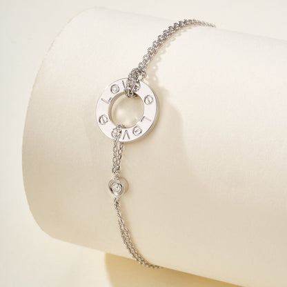 [Rose Tomorrow]LOVE BRACELET 2 DIAMOND
