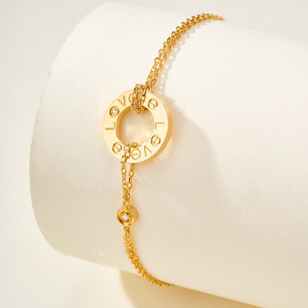 [Rose Tomorrow]LOVE BRACELET 2 DIAMOND