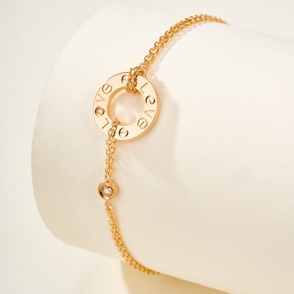 [Rose Tomorrow]LOVE BRACELET 2 DIAMOND