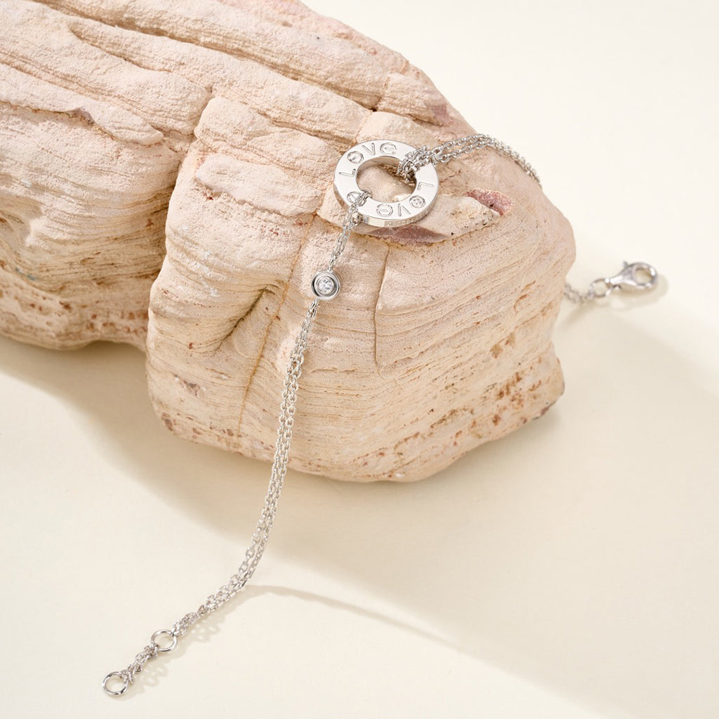 [Rose Tomorrow]LOVE BRACELET 2 DIAMOND