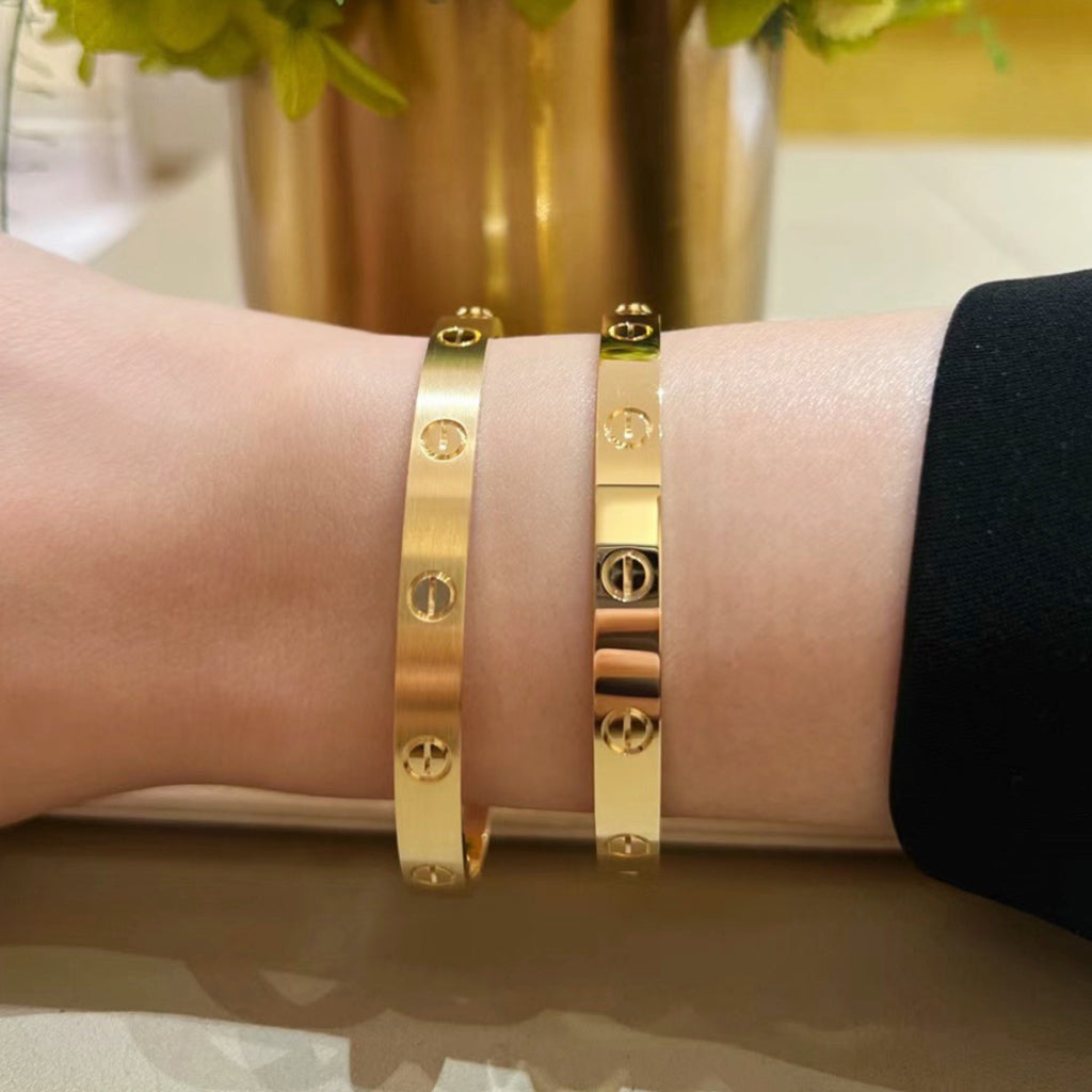 [Rose Tomorrow]LOVE BRACELET 6.1MM BRUSHED