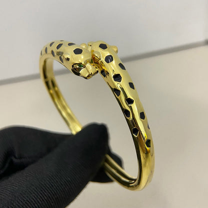 [Rose Tomorrow]PANTHERE DOUBLE HEADED OPEN BRACELET