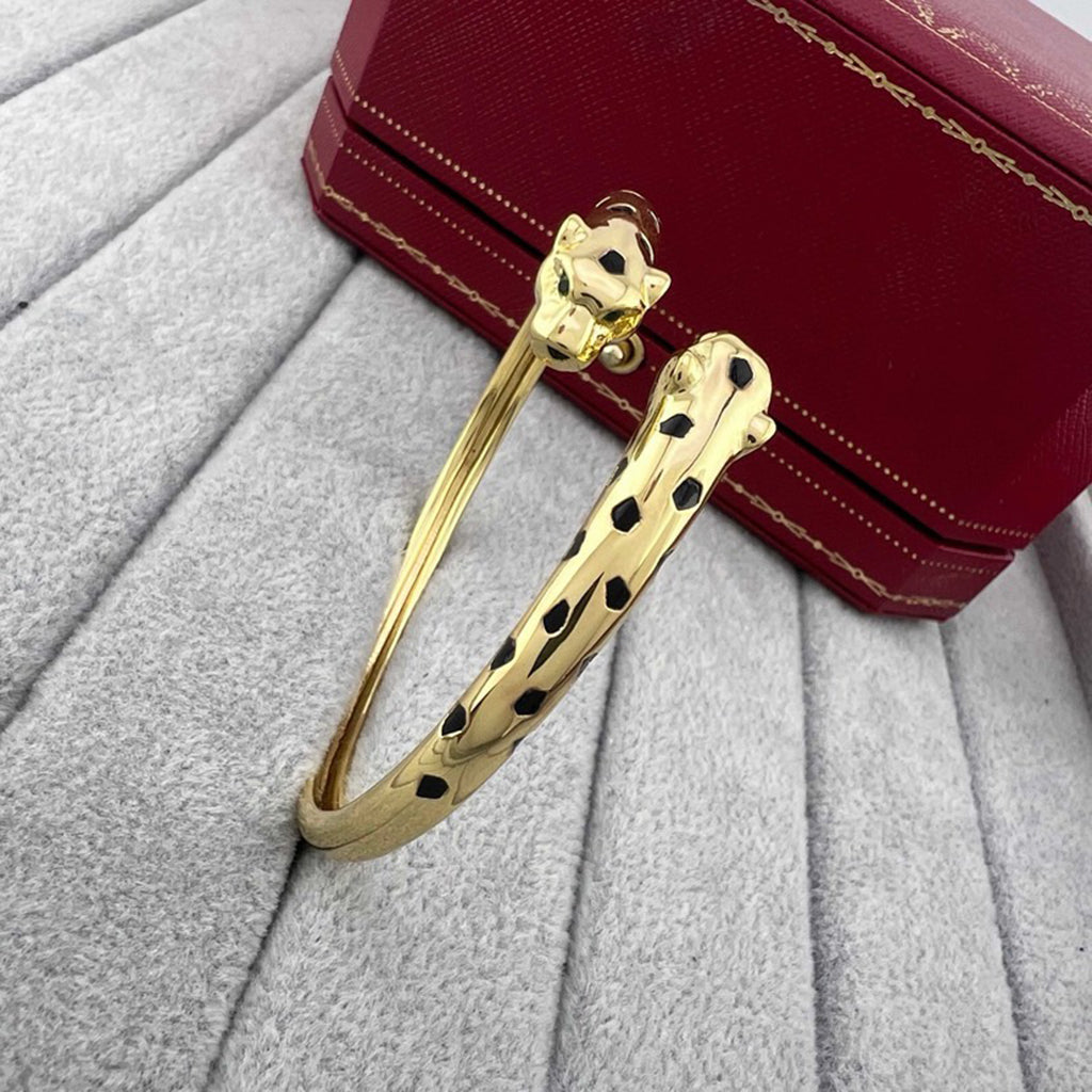 [Rose Tomorrow]PANTHERE DOUBLE HEADED OPEN BRACELET