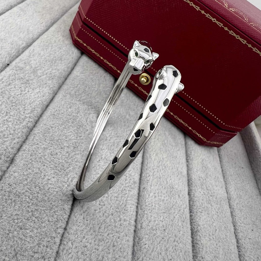 [Rose Tomorrow]PANTHERE DOUBLE HEADED OPEN BRACELET