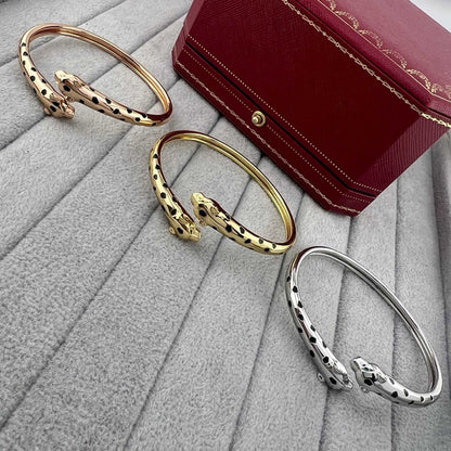[Rose Tomorrow]PANTHERE DOUBLE HEADED OPEN BRACELET