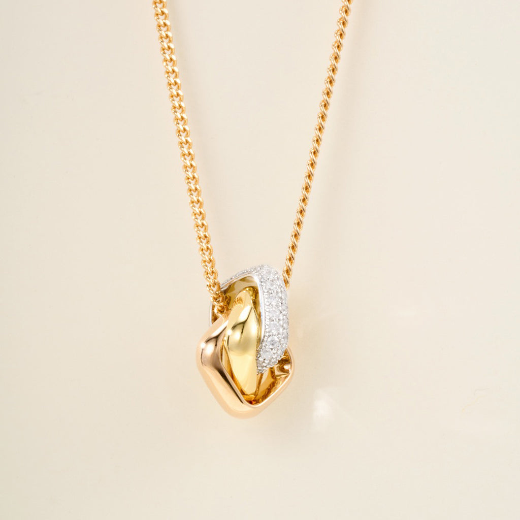 [Rose Tomorrow]TRINITY CUSHION NECKLACE COLLECTION