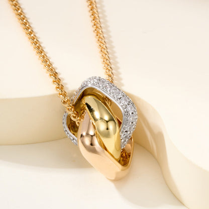 [Rose Tomorrow]TRINITY CUSHION NECKLACE COLLECTION
