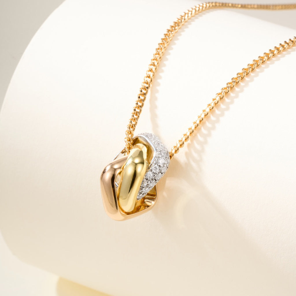 [Rose Tomorrow]TRINITY CUSHION NECKLACE COLLECTION