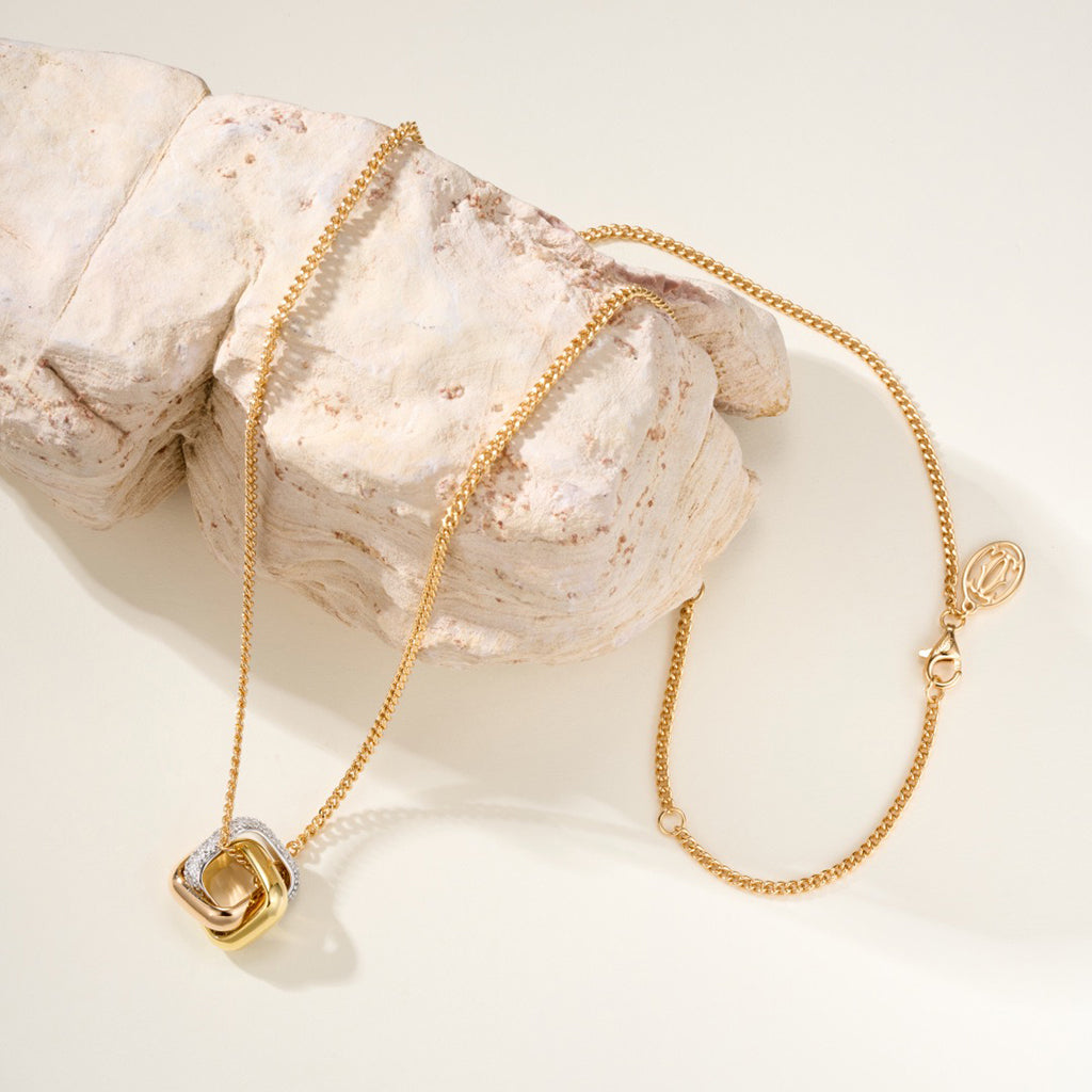 [Rose Tomorrow]TRINITY CUSHION NECKLACE COLLECTION