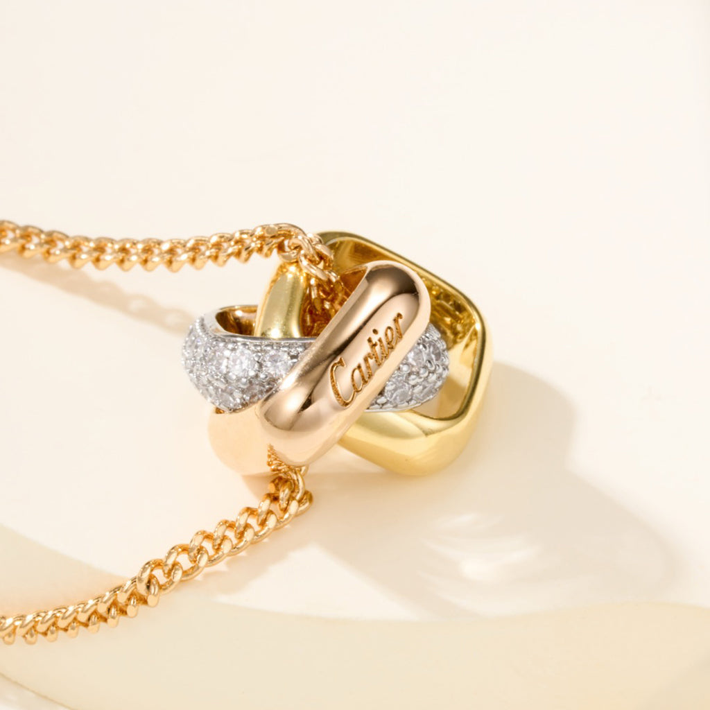 [Rose Tomorrow]TRINITY CUSHION NECKLACE COLLECTION