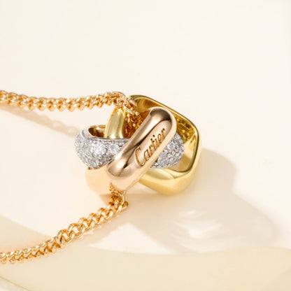 [Rose Tomorrow]TRINITY CUSHION NECKLACE COLLECTION