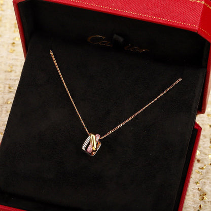[Rose Tomorrow]TRINITY CUSHION NECKLACE COLLECTION