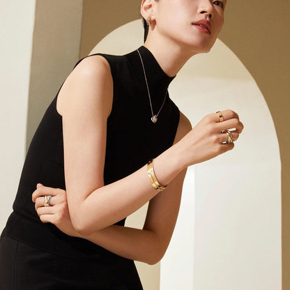 [Rose Tomorrow]TRINITY CUSHION NECKLACE COLLECTION