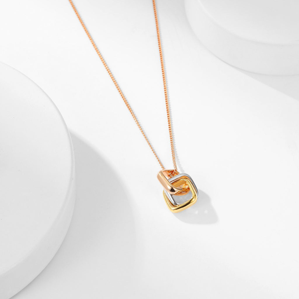 [Rose Tomorrow]TRINITY CUSHION NECKLACE COLLECTION