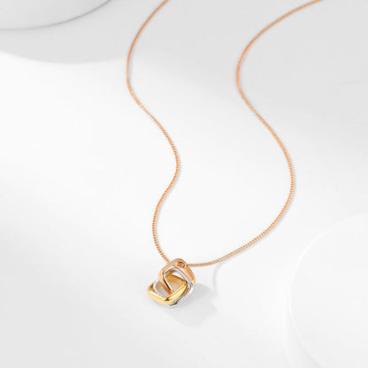 [Rose Tomorrow]TRINITY CUSHION NECKLACE COLLECTION
