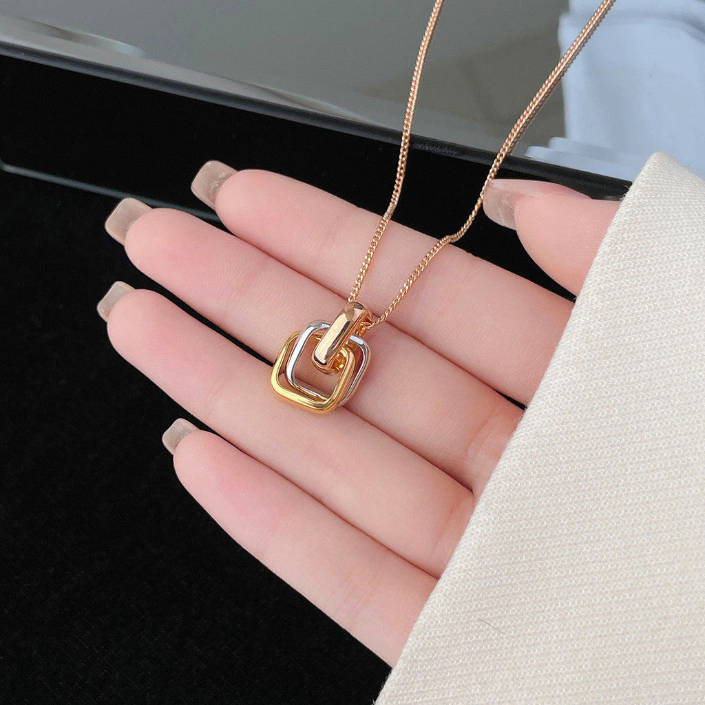 [Rose Tomorrow]TRINITY CUSHION NECKLACE COLLECTION