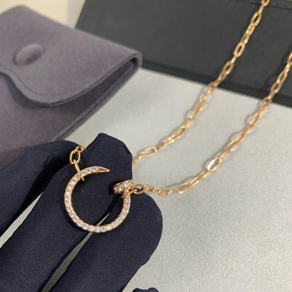 [Rose Tomorrow]JUSTE NECKLACE FULL DIAMONDS