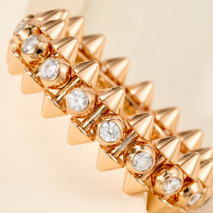 [Rose Tomorrow]CLASH 6.8MM DIAMOND MEDIUM RING