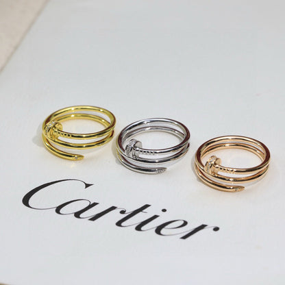 [Rose Tomorrow]JUSTE RING 4.8MM HALF DIAMOND