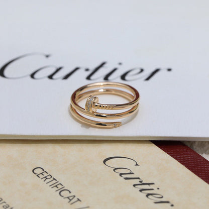 [Rose Tomorrow]JUSTE RING 4.8MM HALF DIAMOND
