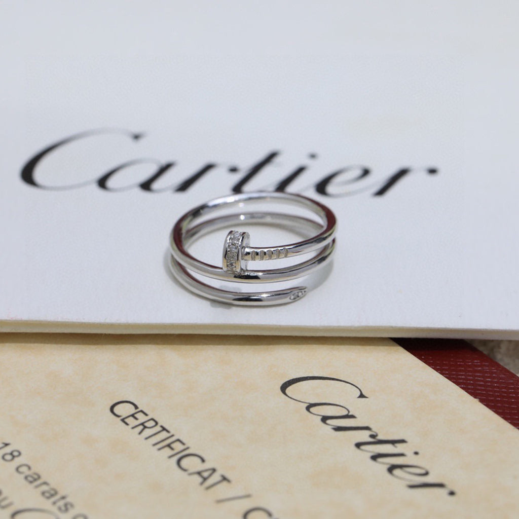 [Rose Tomorrow]JUSTE RING 4.8MM HALF DIAMOND