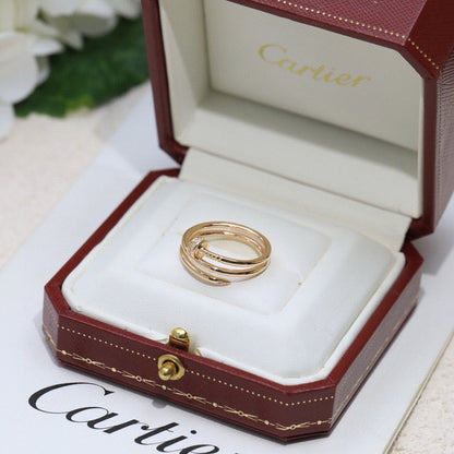 [Rose Tomorrow]JUSTE RING 4.8MM HALF DIAMOND