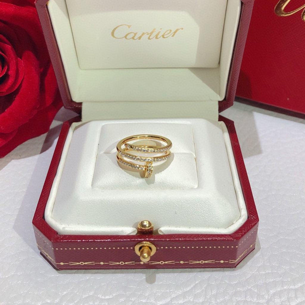 [Rose Tomorrow]JUSTE RING 4.8MM FULL DIAMOND