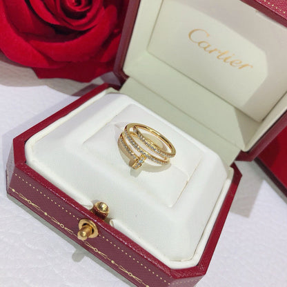 [Rose Tomorrow]JUSTE RING 4.8MM FULL DIAMOND