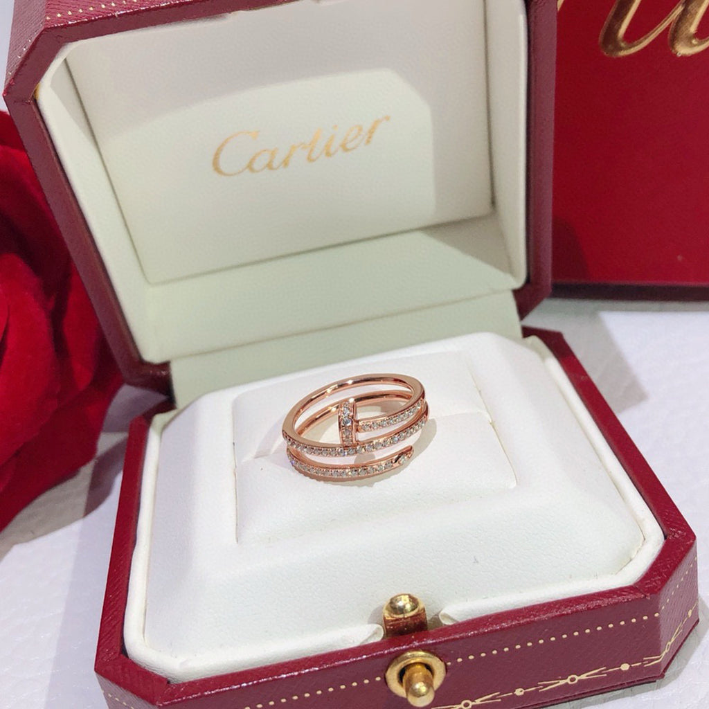 [Rose Tomorrow]JUSTE RING 4.8MM FULL DIAMOND