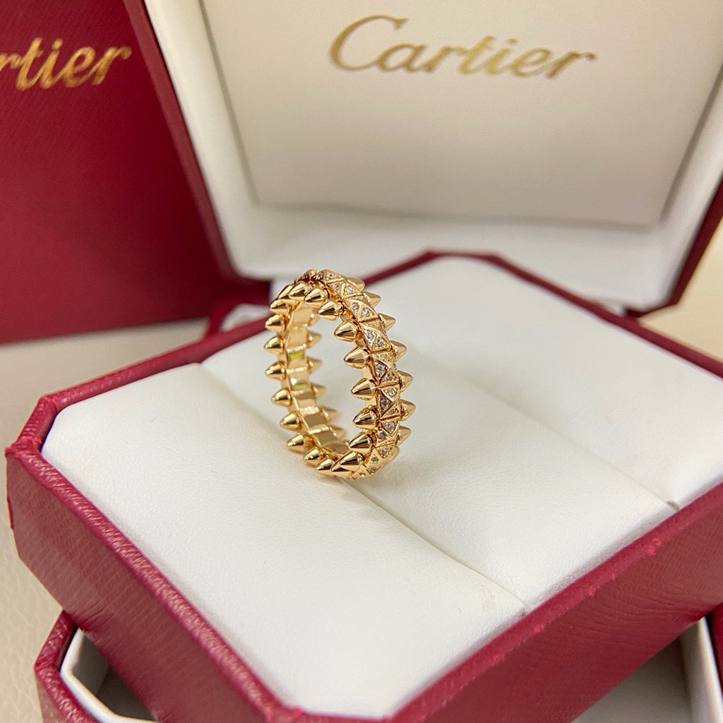 [Rose Tomorrow]CLASH 6.4MM SMALL FULL DIAMOND RING