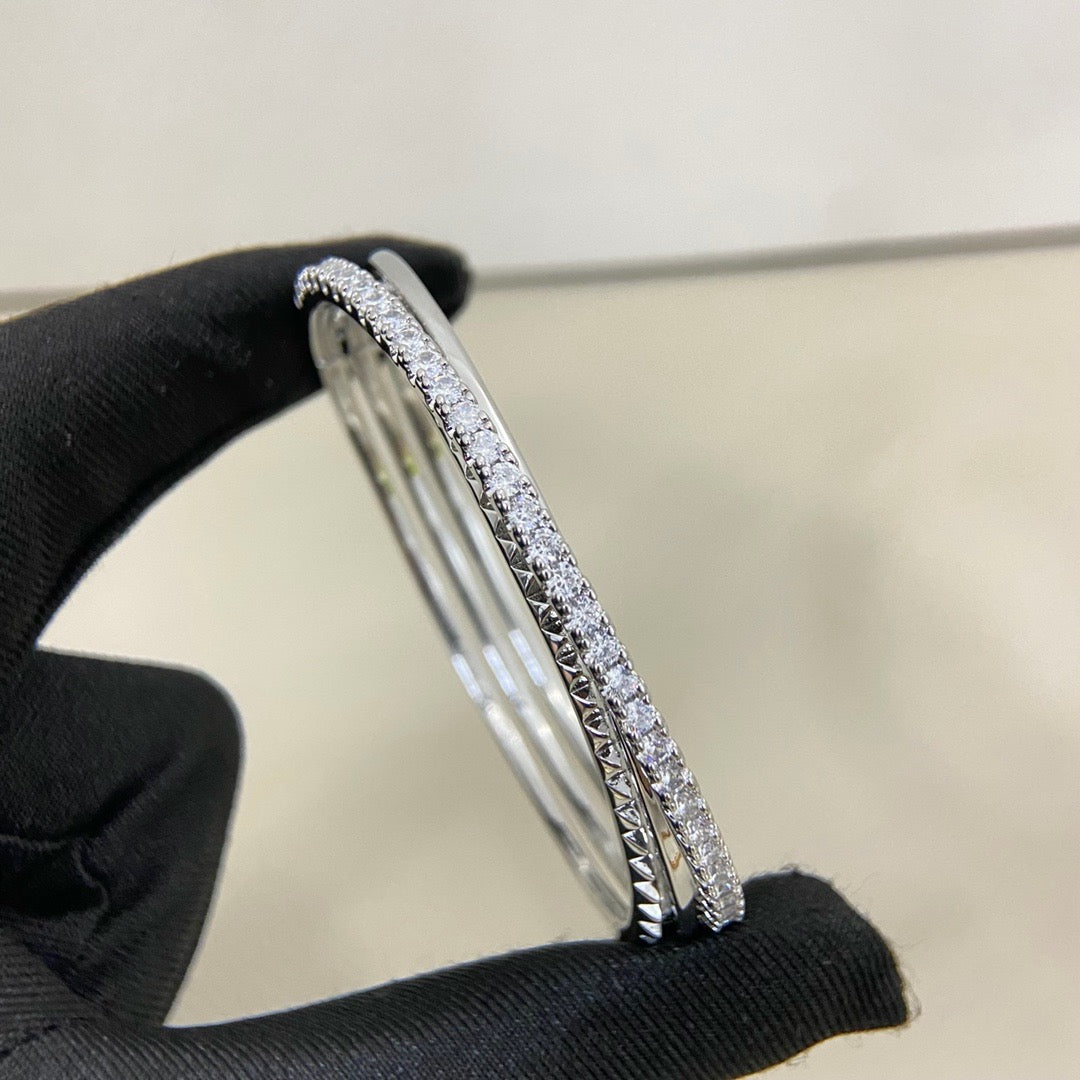 [Rose Tomorrow]ETINCELLE HALF-PAVED DIAMOND BRACELET